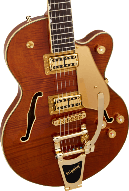 Country Gentleman Electromatic® LTD Flame Okoume Broadkaster® Jr. Single-Cut With Bigsby®