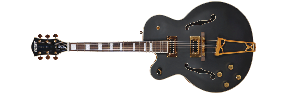 country gentleman G5191BK Tim Armstrong Signature Electromatic® Hollow Body with Gold Hardware Left-Handed