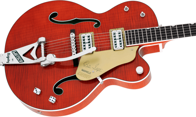 Country Gentleman G6120TFM-BSNV Brian Setzer Signature Nashville® Hollow Body With Bigsby® And Flame Maple