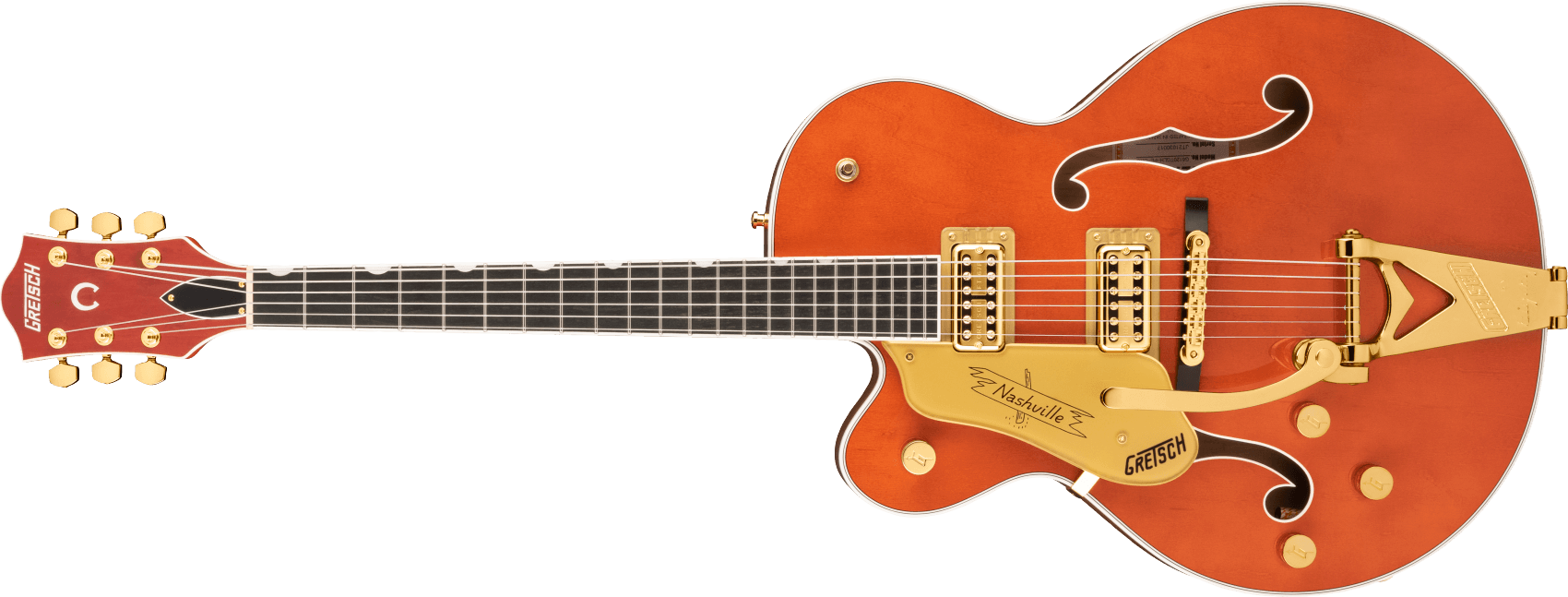 country gentleman G6120TG-LH Players Edition Nashville® Hollow Body with String-Thru Bigsby® and Gold Hardware Left-Handed