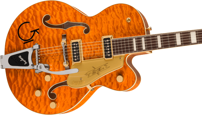 Country Gentleman G6120TGQM-56 Limited Edition Quilt Classic Chet Atkins® Hollow Body With Bigsby®