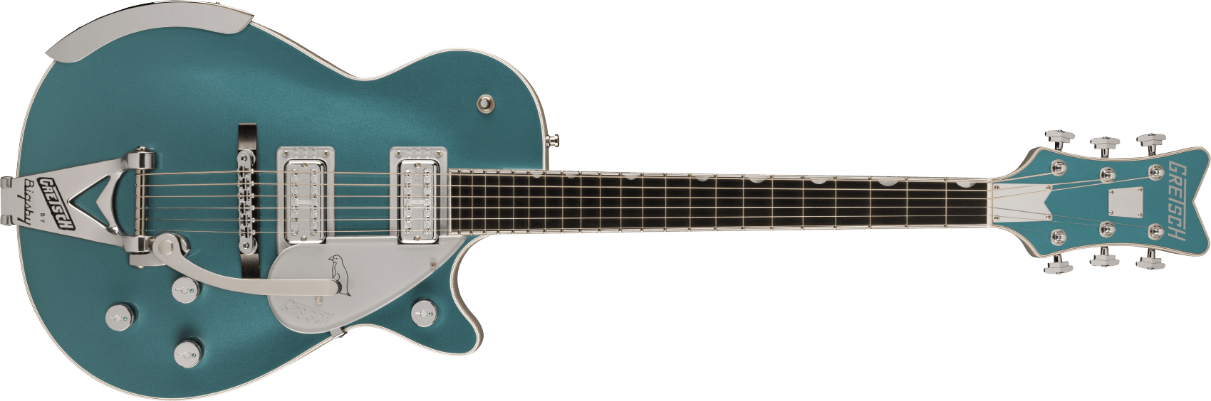 country gentleman G6134T-140 Limited Edition 140th Double Platinum Penguin™ with String-Thru Bigsby® country gentleman G6134T-140 Limited Edition 140th Double Platinum Penguin™ with String-Thru Bigsby®