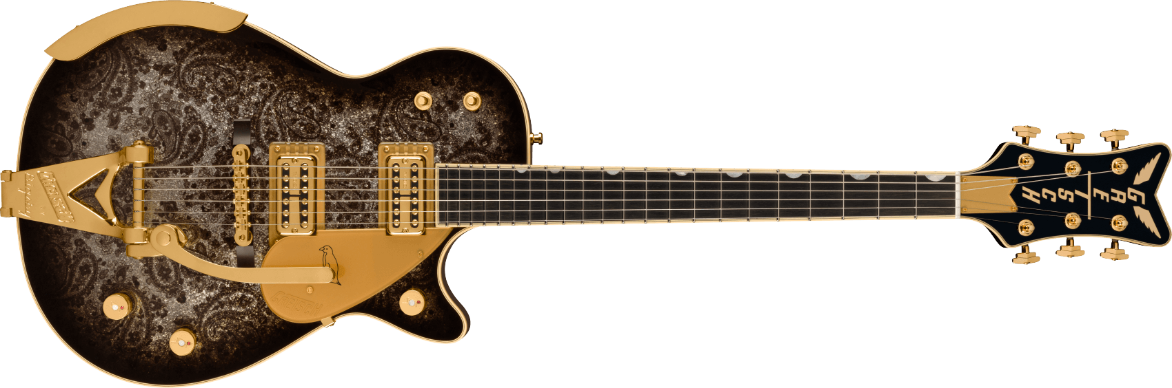 country gentleman G6134TG Limited Edition Paisley Penguin™ with String-Thru Bigsby®