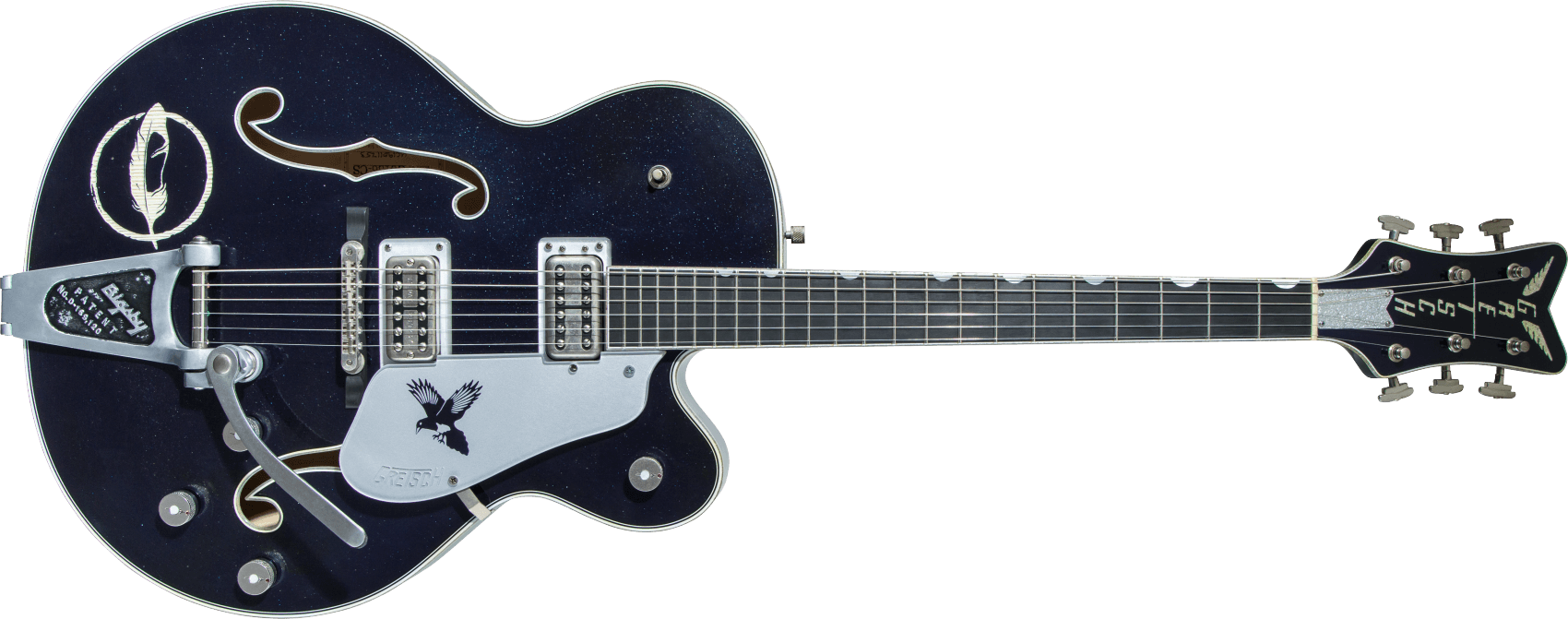 country gentleman G6136T-CSTRR Custom Shop Rich Robinson "Magpie" with Bigsby®