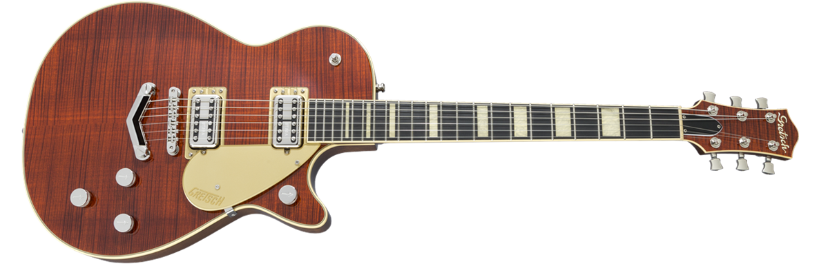 Country Gentleman G6228FM Players Edition Jet™ BT With V-Stoptail And Flame Maple