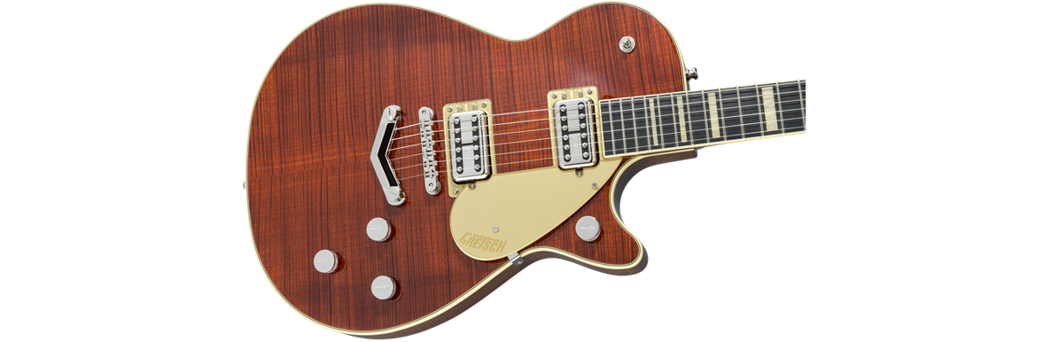 Country Gentleman G6228FM Players Edition Jet™ BT With V-Stoptail And Flame Maple
