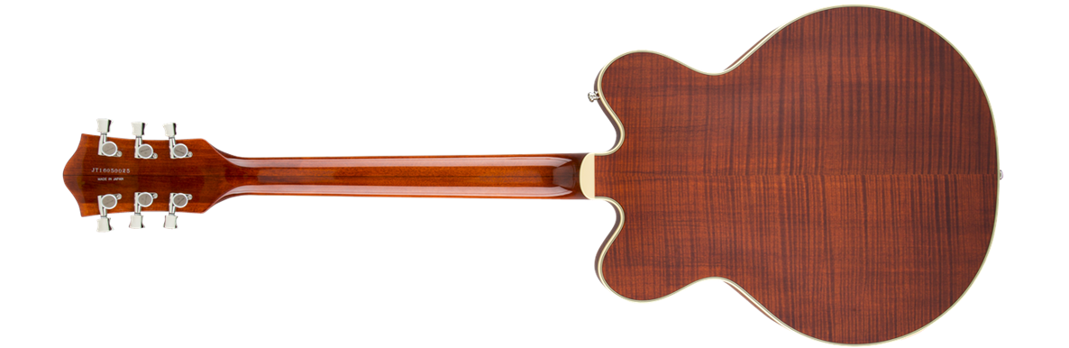 Country Gentleman G6609TFM Players Edition Broadkaster® Center Block Double-Cut With String-Thru Bigsby® And Flame Maple