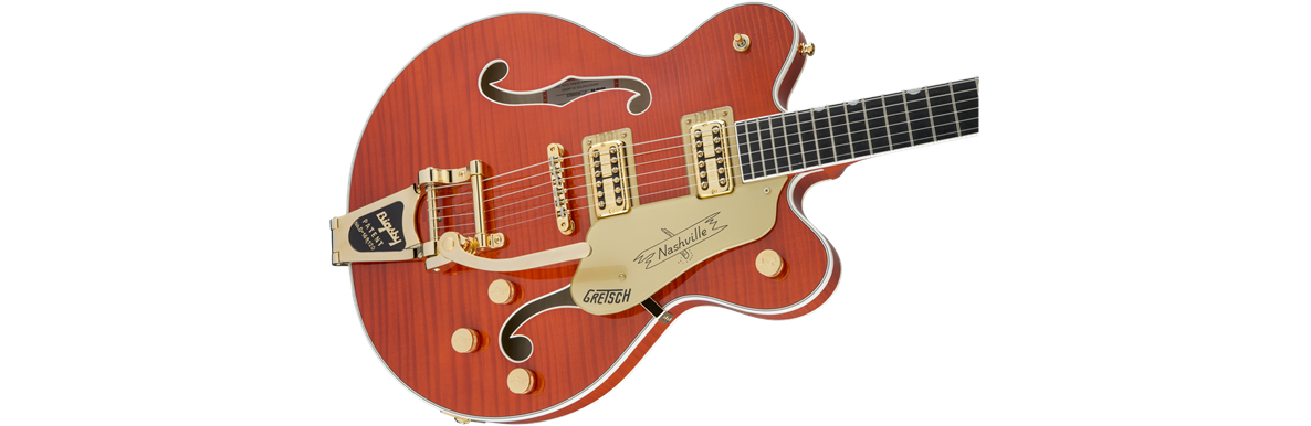 Country Gentleman G6620TFM Players Edition Nashville® Center Block Double-Cut With String-Thru Bigsby® And Flame Maple