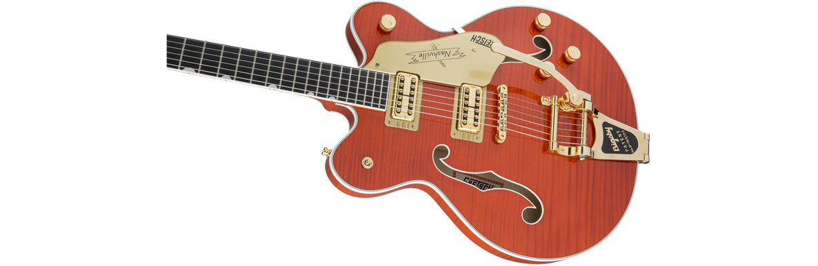 Country Gentleman G6620TFM Players Edition Nashville® Center Block Double-Cut With String-Thru Bigsby® And Flame Maple