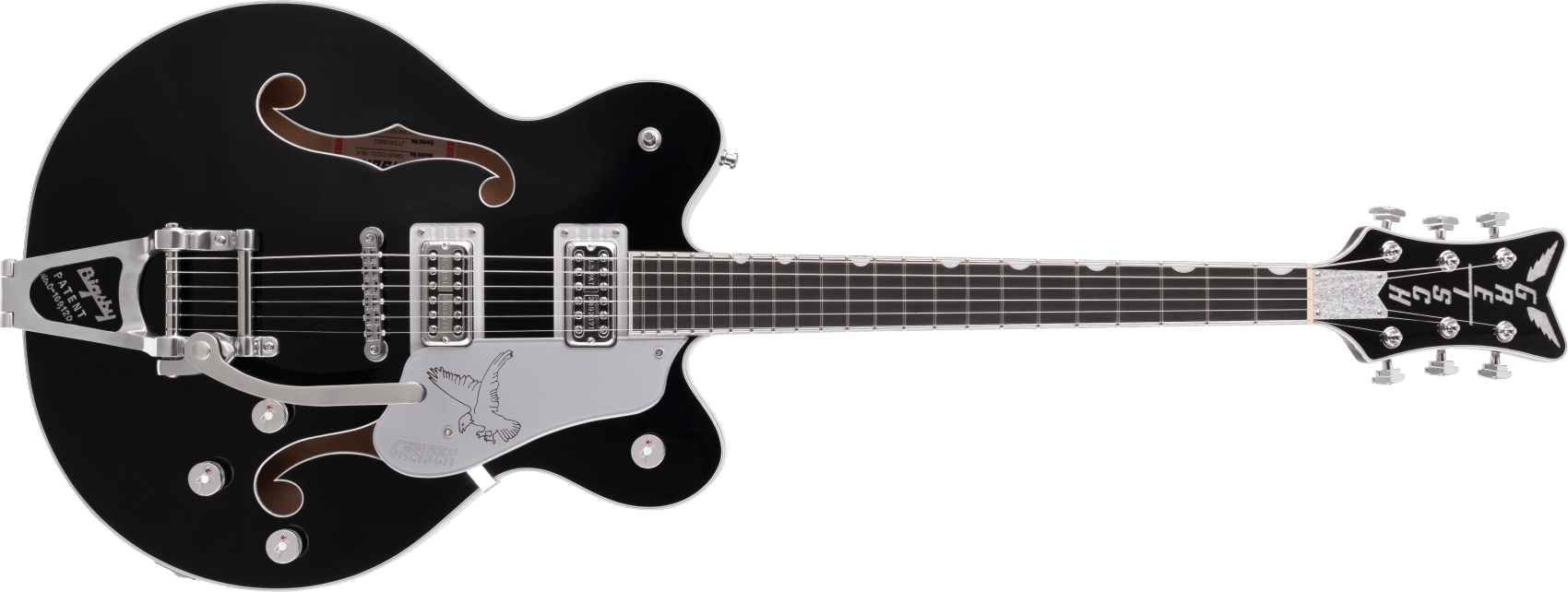 country gentleman G6636TSL Players Edition Silver Falcon™ Center Block Double-Cut With String-Thru Bigsby®