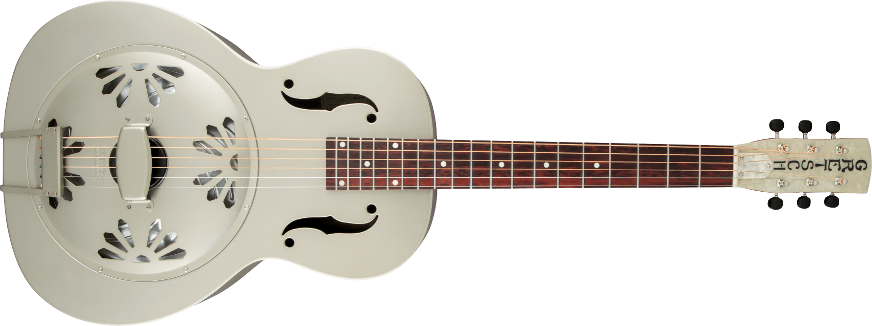 country gentleman G9201 Honey Dipper™ Round-Neck Brass Body Resonator Guitar