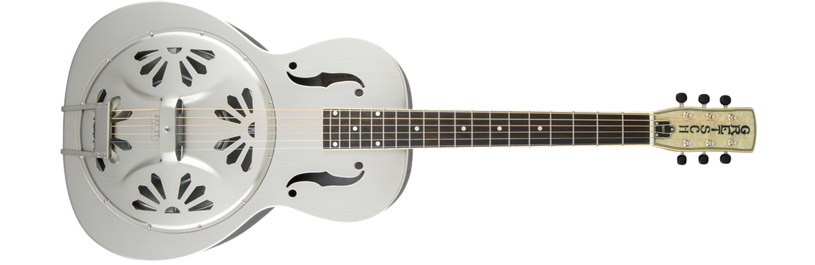 country gentleman G9221 Bobtail™ Round-Neck Acoustic / Electric Steel Body Resonator Guitar