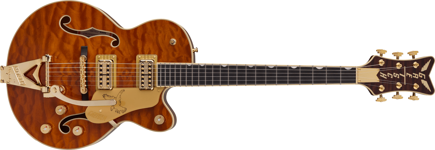 country gentleman Limited Edition Falcon™ Center Block Jr. with Bigsby® Quilted Maple