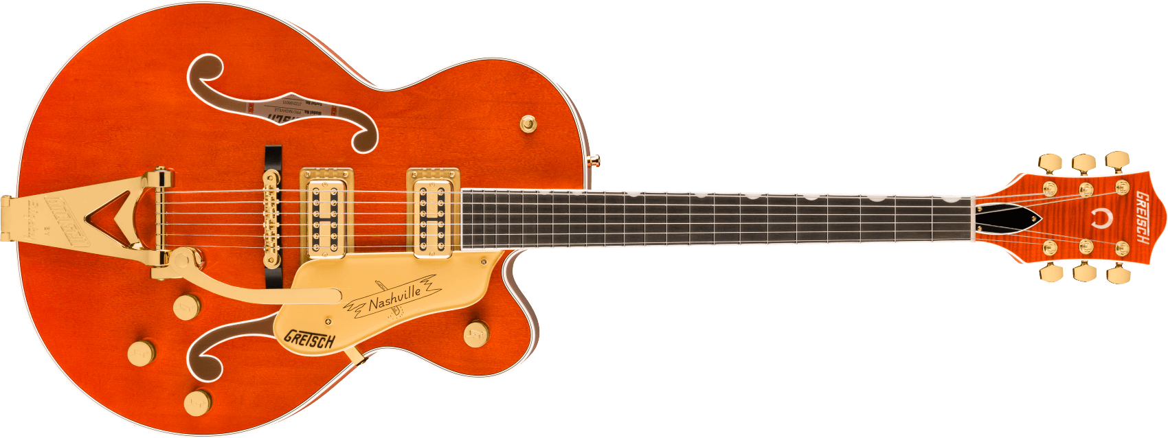 country gentleman Nashville® Hollow Body with String-Thru Bigsby® and Gold Hardware