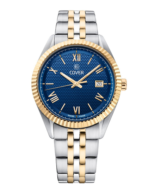 cover COVER Alston Gent Watch Blue Bicolor Silver Gold