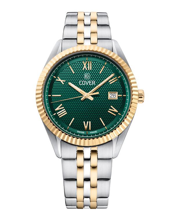 cover COVER Alston Gent Watch Green Bicolor Silver Gold