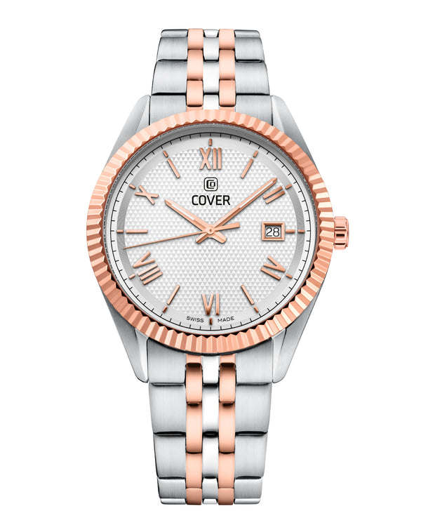 cover COVER Alston Gent Watch Silver Bicolor Silver Rose Gold