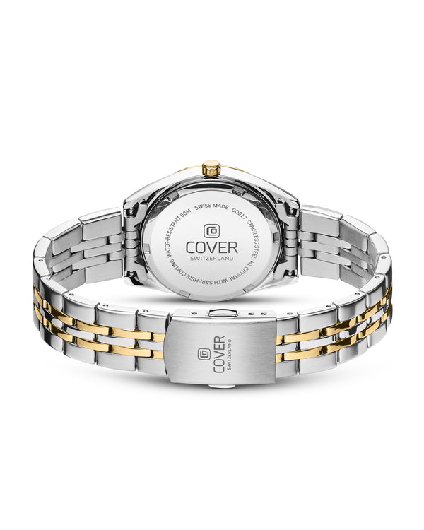 Cover COVER Alston Lady Watch Black Bicolor Silver Gold
