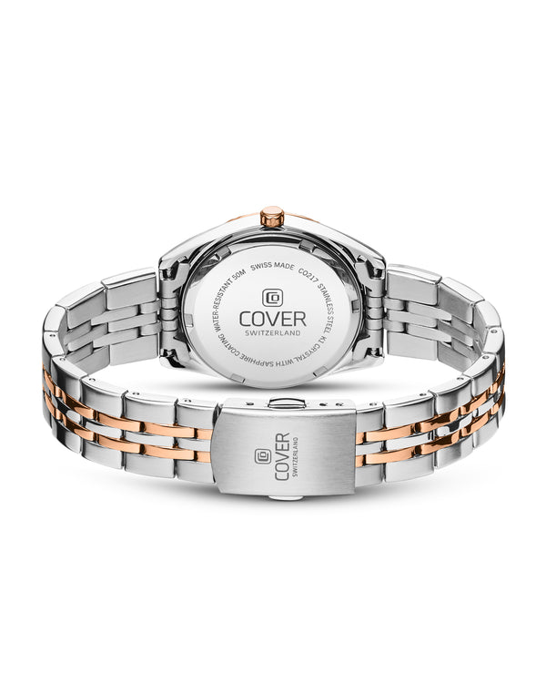 Cover COVER Alston Lady Watch Silver Bicolor Silver Rose Gold