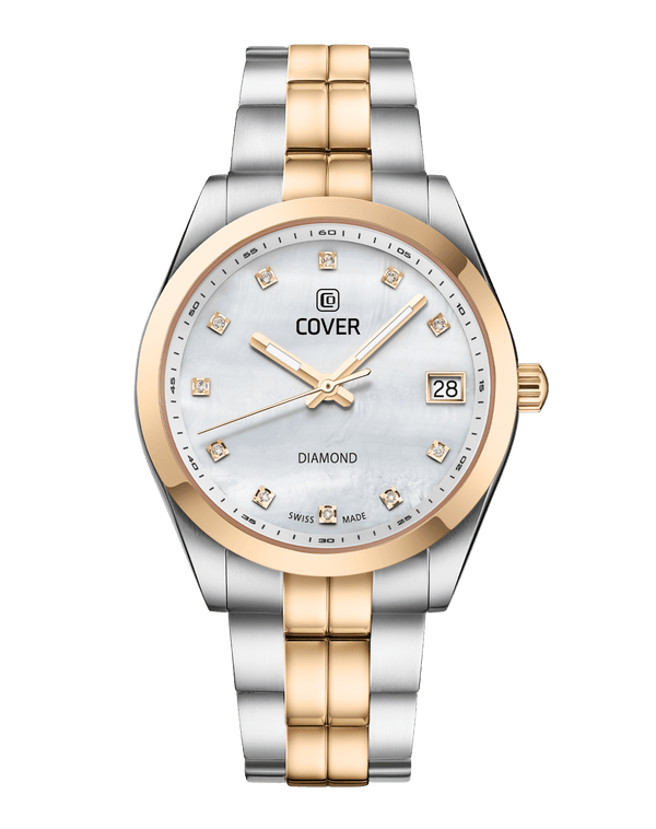 cover COVER Andara Diamond Watch White Pearl Bicolor