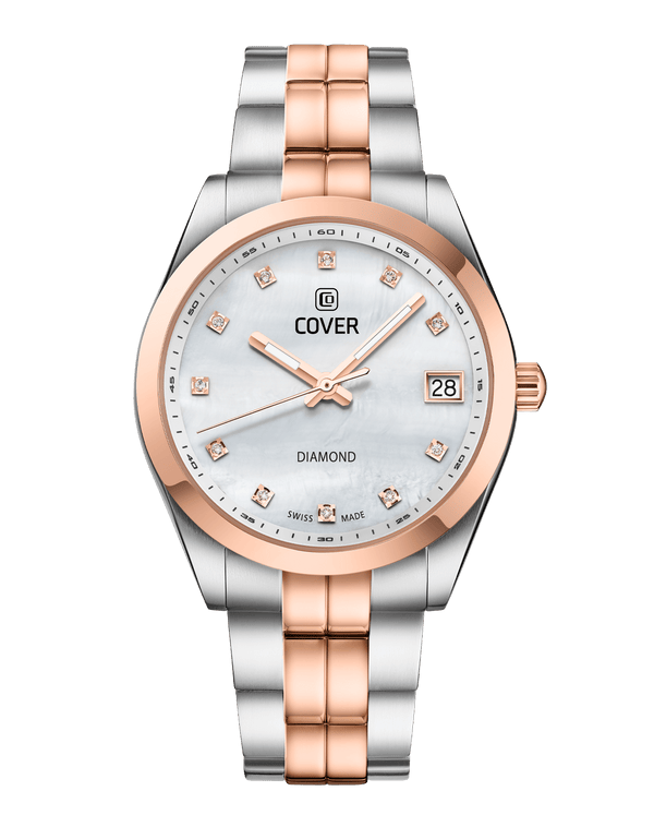 cover COVER Andara Diamond Watch White Pearl Bicolor