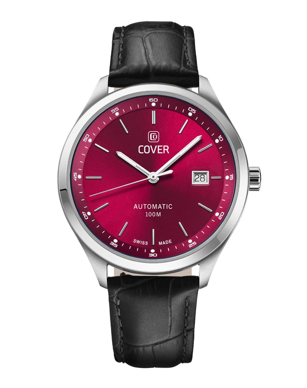 cover COVER Arena Automatic Burgundy Leather Silver