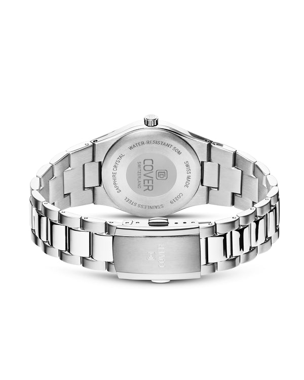 Cover COVER Bracelet One Light Blue Silver Color Watch