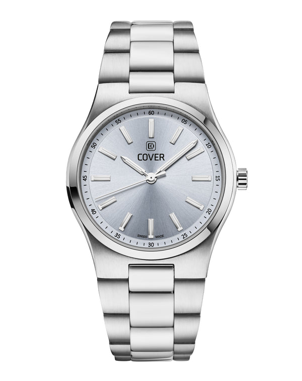 cover COVER Bracelet One Light Blue Silver Color Watch