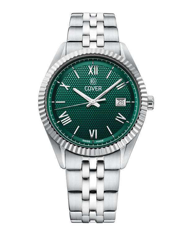 cover COVER Alston Gent Watch Green Silver Color