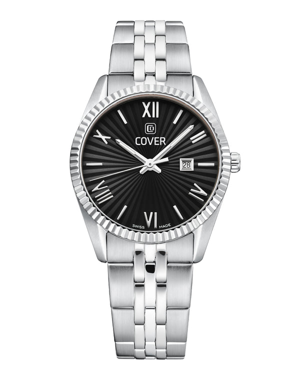 cover COVER Alston Lady Watch Black Silver color
