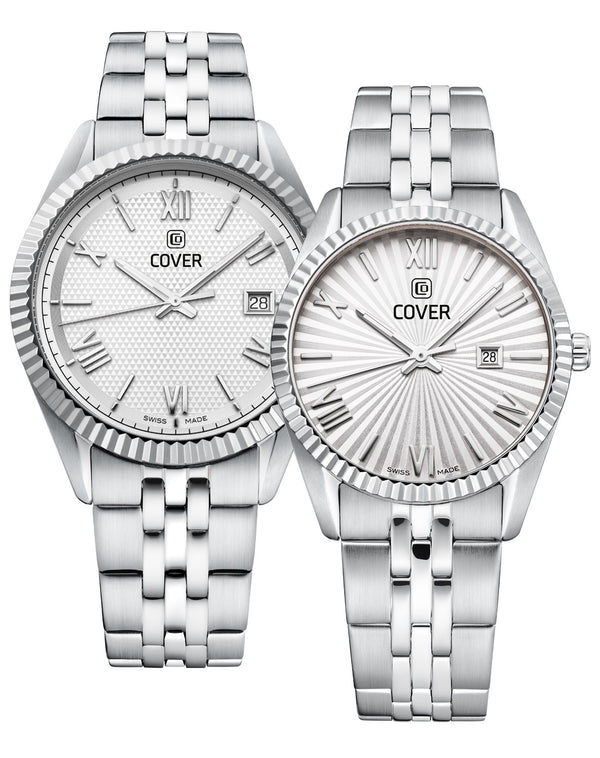 Cover COVER Alston Lady Watch Silver Full Silver