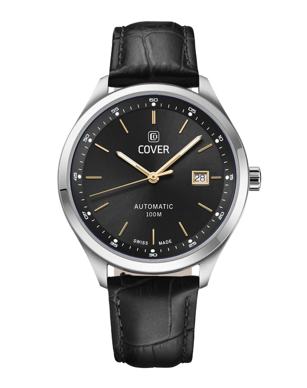 cover COVER Arena Automatic Black Leather Silver
