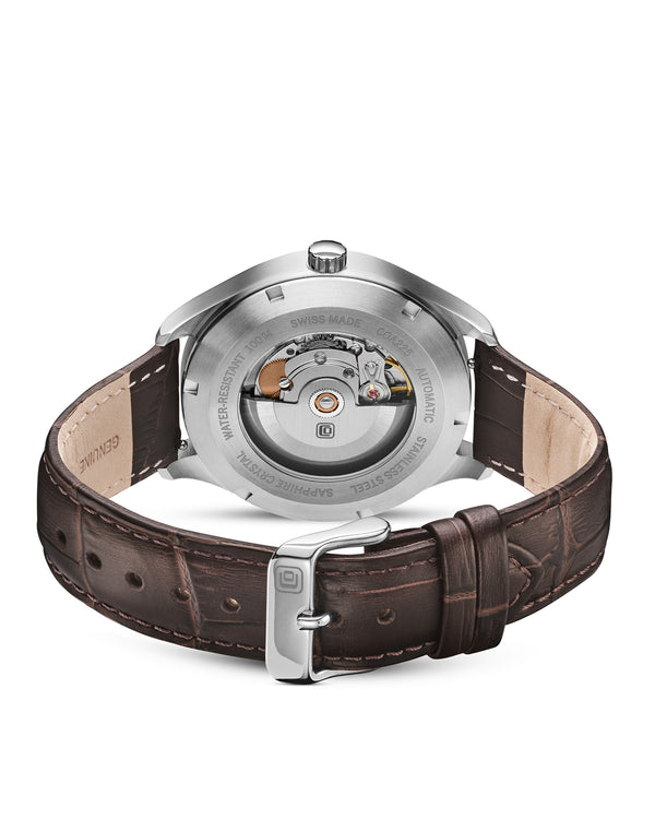 Cover COVER Arena Automatic Blue Leather Silver