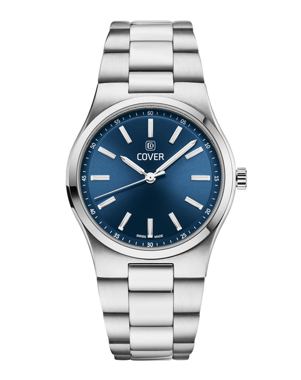 cover COVER Bracelet One Blue Silver Color Watch