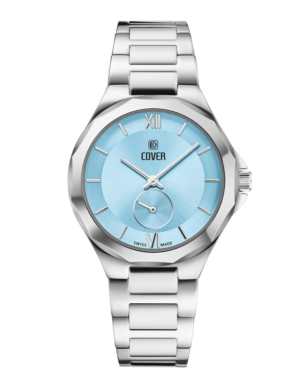 cover COVER Cardea Light Blue Silver Color Watch