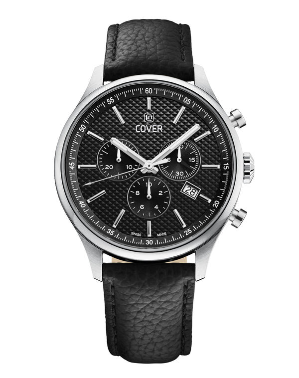 cover COVER Chapman Chrono II Black Leather Silver