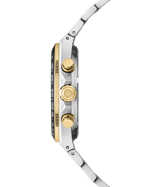 Cover COVER Iconosteel Chrono Watch Black Bicolor