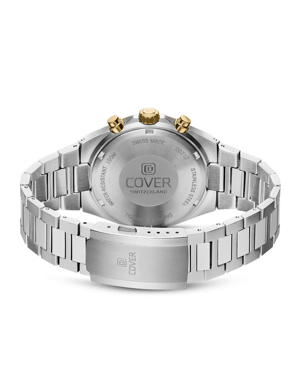 Cover COVER Iconosteel Chrono Watch Black Bicolor