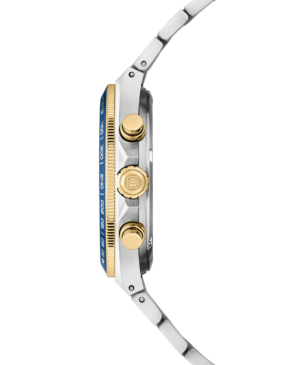 Cover COVER Iconosteel Chrono Watch Blue Bicolor