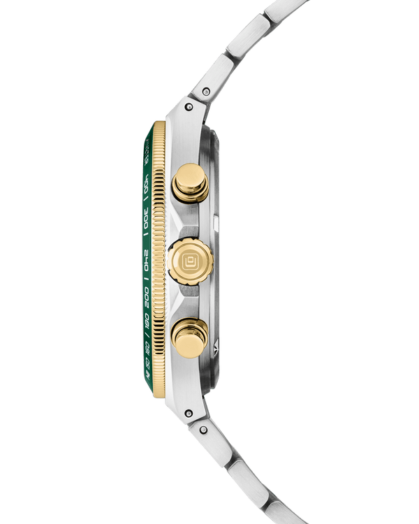 Cover COVER Iconosteel Chrono Watch Green Bicolor