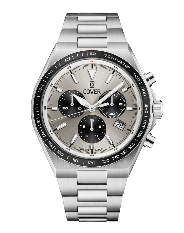 cover COVER Iconosteel Chrono Watch Silver