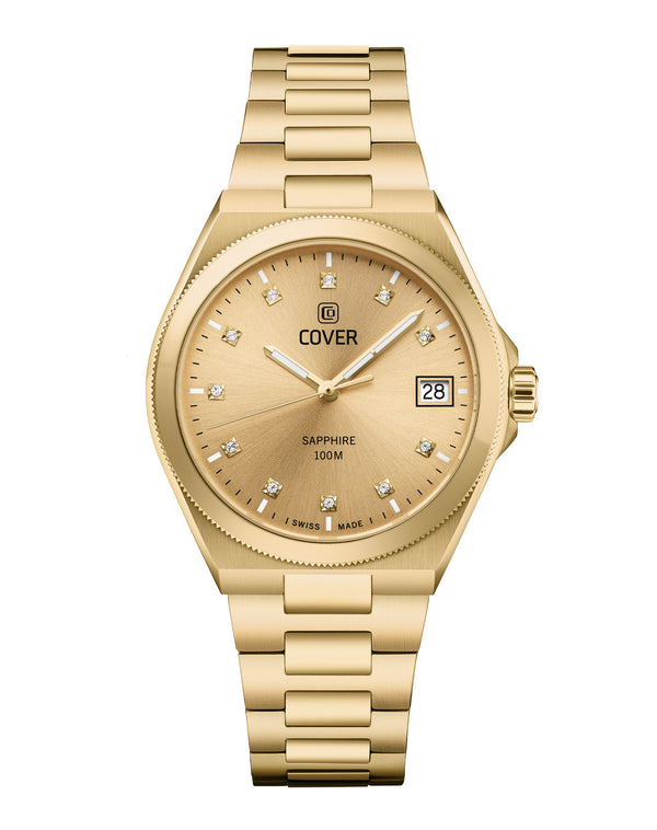 cover COVER Iconosteel Lady Full Gold Steel Watch