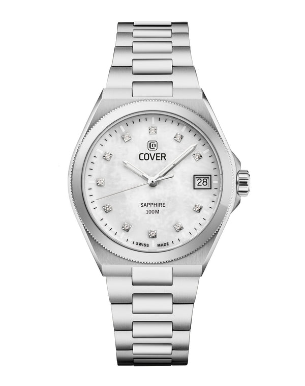 cover COVER Iconosteel Lady White Pearl Silver