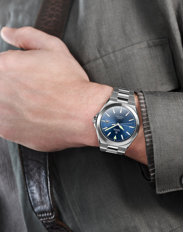 Cover COVER Iconosteel Watch Blue Silver Color