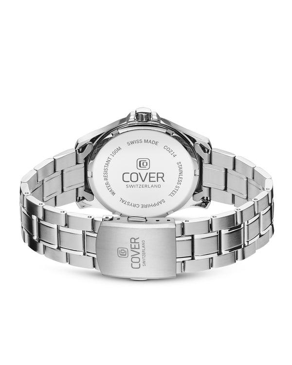 Cover COVER Marville Gent Steel Watch Black Silver