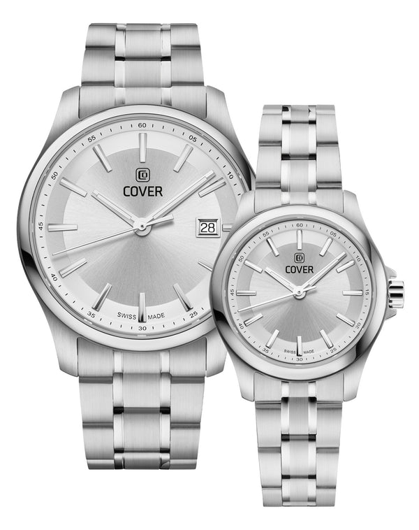 Cover COVER Marville Lady Steel Watch Full Silver