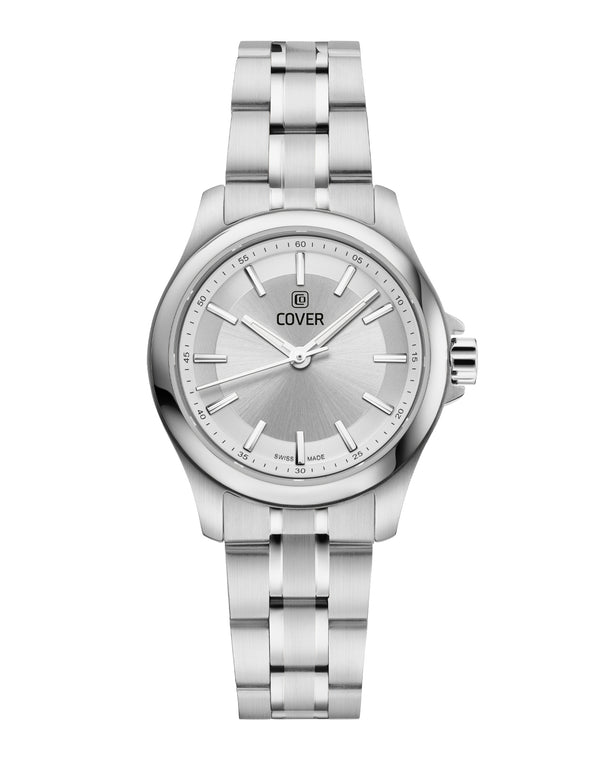 cover COVER Marville Lady Steel Watch Full Silver
