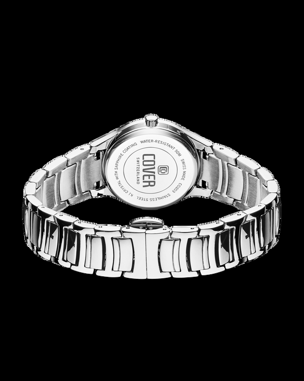 Cover COVER Sandara Crystal Watch Blue Silver