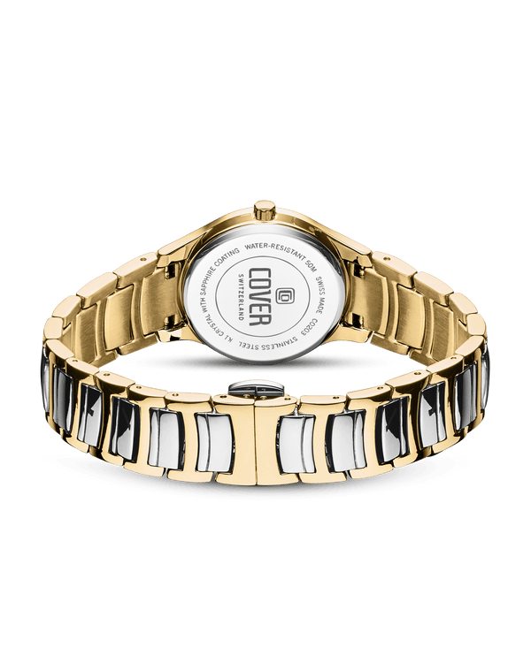 Cover COVER Sandara Crystal Watch Green Bicolor