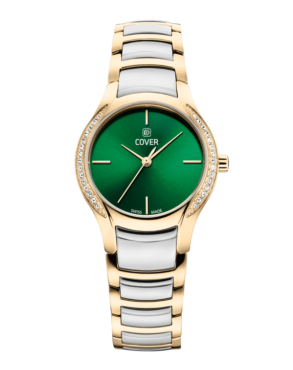 cover COVER Sandara Crystal Watch Green Bicolor